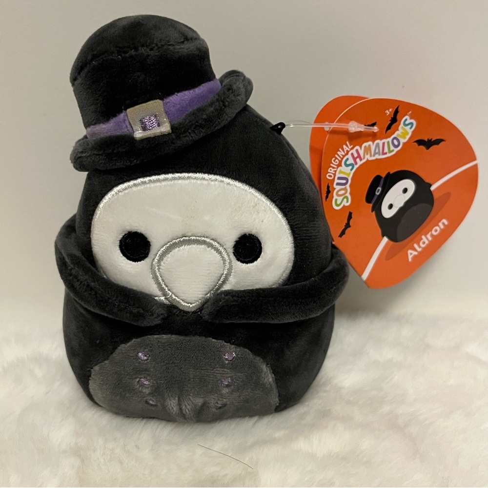 Squishmallow Aldron Plague Doctor, Halloween  🎃👻, 4.5” New